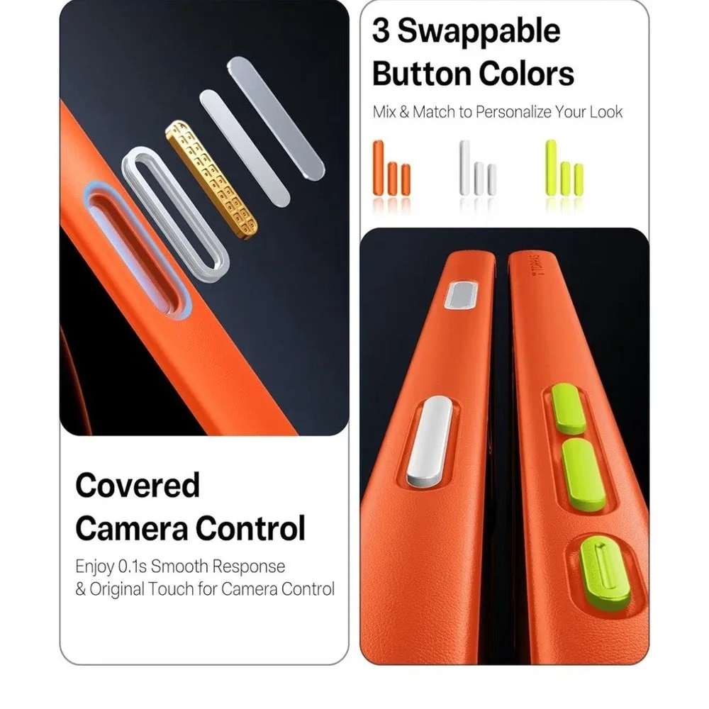 TORRAS Shockproof iPhone 17 Pro Case Cosmic Orange Military Grade 12FT Drop
